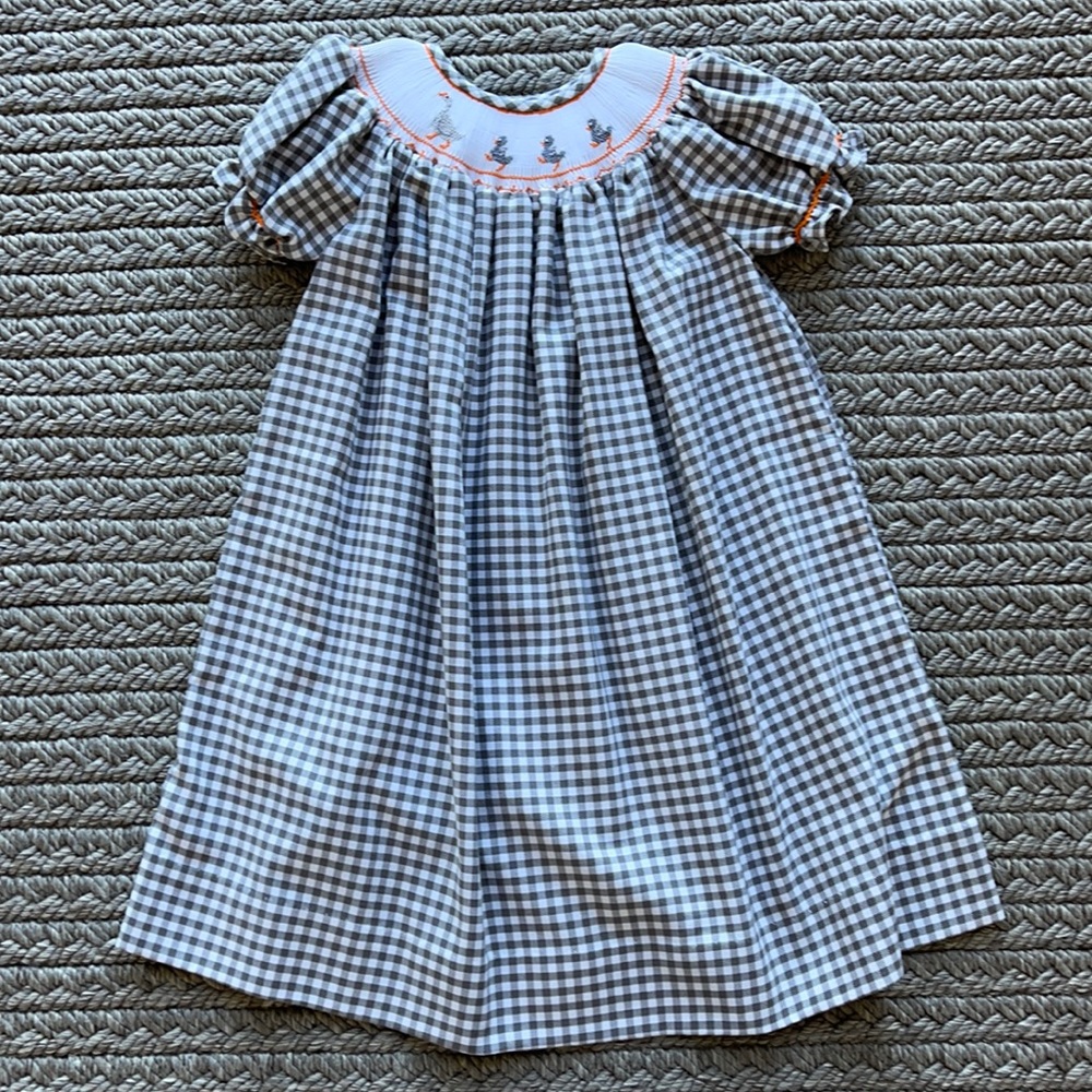 The Smockling 4T duckling dress